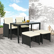 5-piece rattan outdoor patio furniture set by La Spezia additional picture 7