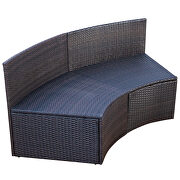 4-piece patio furniture sets, sectional furniture wicker sofa set by La Spezia additional picture 8