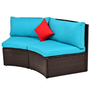 4-piece patio furniture sets, sectional furniture wicker sofa set by La Spezia additional picture 2
