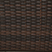 Round outdoor sectional sofa set rattan daybed sunbed with retractable canopy by La Spezia additional picture 14