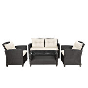 4 pieces set for patio lawn & garden outdoor chair, sofa and table by La Spezia additional picture 7