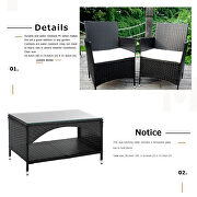 8 pcs patio furniture outdoor garden conversation wicker sofa set by La Spezia additional picture 16