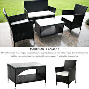 8 pcs patio furniture outdoor garden conversation wicker sofa set by La Spezia additional picture 9