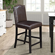 5 piece dining set with gray table and brown matching chairs by La Spezia additional picture 9