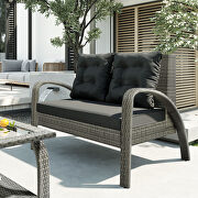 4 pieces sectional rattan sofa set and table by La Spezia additional picture 12