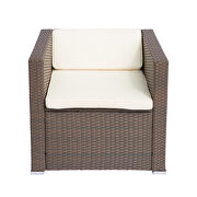 Brown rattan patio furniture 4 piece set by La Spezia additional picture 18