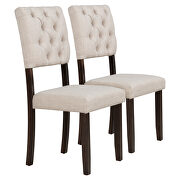 6-piece dining table, chair and bench set with special shaped legs in espresso by La Spezia additional picture 6