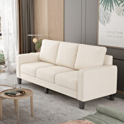 Modern living room furniture sofa in beige fabric by La Spezia additional picture 3