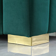 Dark green premium quality velvet upholstery chesterfield sofa by La Spezia additional picture 2