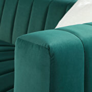 Dark green premium quality velvet upholstery chesterfield sofa by La Spezia additional picture 6