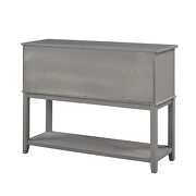 Console table with drawers in gray by La Spezia additional picture 7