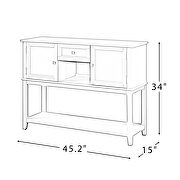 Console table with drawers in gray by La Spezia additional picture 8