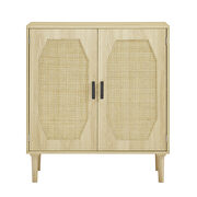 Rattan decorative doors storage cabinet in natural finish by La Spezia additional picture 7