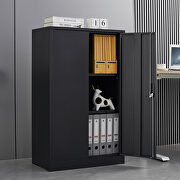 Folding file cabinet in black by La Spezia additional picture 2