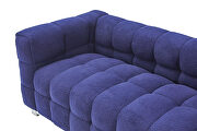 Blue fleece fabric comfortable sofa by La Spezia additional picture 3