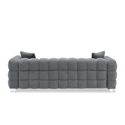 Gray grain fabric fleece comfortable sofa by La Spezia additional picture 6