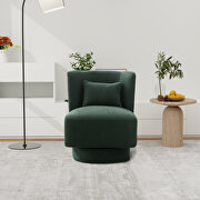 Green boucle swivel accent chair by La Spezia additional picture 2