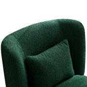 Green boucle swivel accent chair by La Spezia additional picture 9