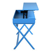Computer desk with lift table top in blue by La Spezia additional picture 3