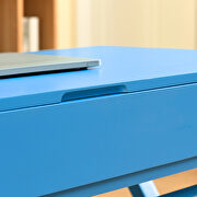 Computer desk with lift table top in blue by La Spezia additional picture 6