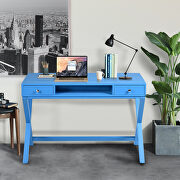 Computer desk with lift table top in blue by La Spezia additional picture 7
