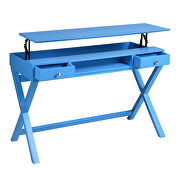 Computer desk with lift table top in blue by La Spezia additional picture 8