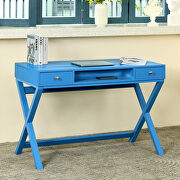 Computer desk with lift table top in blue by La Spezia additional picture 10