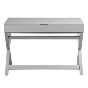 Computer desk with lift table top in gray by La Spezia additional picture 5