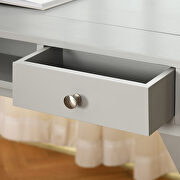 Computer desk with lift table top in gray by La Spezia additional picture 8