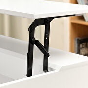 Computer desk with lift table top in white by La Spezia additional picture 4