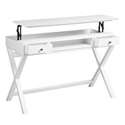 Computer desk with lift table top in white by La Spezia additional picture 9
