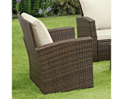 4 piece outdoor patio furniture sets, wicker conversation sets by La Spezia additional picture 2