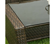 4 piece outdoor patio furniture sets, wicker conversation sets by La Spezia additional picture 4