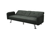 Sleeper sofa dark gray fabric by La Spezia additional picture 7