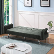 Sleeper sofa dark gray fabric by La Spezia additional picture 8