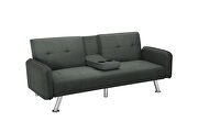 Sleeper sofa dark gray fabric by La Spezia additional picture 10