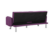 Sleeper sofa purple fabric by La Spezia additional picture 11