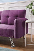 Sleeper sofa purple fabric by La Spezia additional picture 13