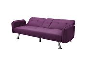 Sleeper sofa purple fabric by La Spezia additional picture 7