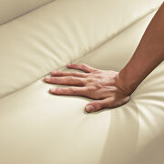 Futon sofa bed sleeper beige pu by La Spezia additional picture 14