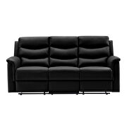 3-seater motion sofa black pu additional photo 3 of 8