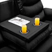 3-seater motion sofa black pu by La Spezia additional picture 6