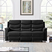 3-seater motion sofa black pu by La Spezia additional picture 7