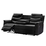 3-seater motion sofa black pu by La Spezia additional picture 8