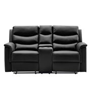 2-seater motion sofa black pu by La Spezia additional picture 4