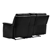 2-seater motion sofa black pu by La Spezia additional picture 7