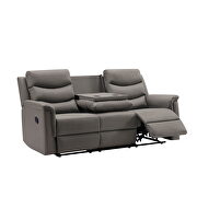 3-seater motion sofa gray pu by La Spezia additional picture 8