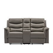 2-seater motion sofa gray pu by La Spezia additional picture 6