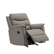 1-seater rocker motion recliner gray pu by La Spezia additional picture 3