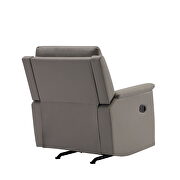1-seater rocker motion recliner gray pu by La Spezia additional picture 8